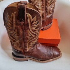 Tony Lama Hornback Caiman Leather Cowboy boots Size Uk  7.5 EE US 8.5