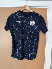 Puma Manchester City Official Training Jersey Navy, 2020-2021 Season. Boys UK 13