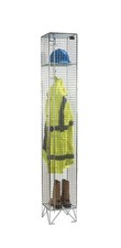 1 DOOR WIRE MESH PPE LOCKER-