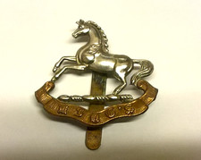King's Liverpool Regiment Cap Badge Possibly WW2 Design.  Blade Fitting