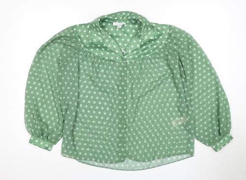 Topshop women green - green, polka