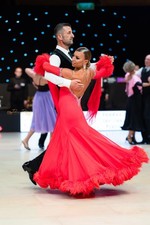 Stunning Red Ballroom Gown