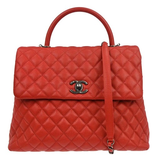 Chanel red calfskin - red,