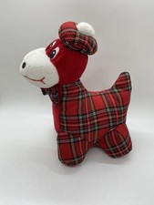 Loch Ness Monster with Tartan Tammy & Bow Tie 8" Thistle Products Soft Toy Plush