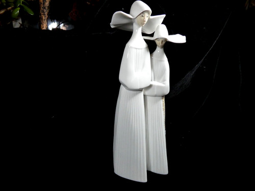 Lladro nuns white - lladro,