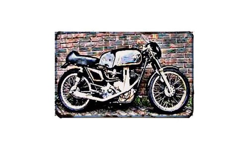 Ajs7r motorbike photo retro - ajs7r,