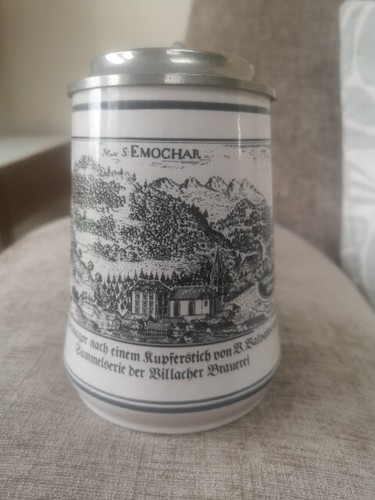 Vintage villacher bier tankard - vintage,