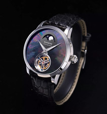 Sugess Tourbillon Master MoonPhase Seagull ST8235 Mechanical Mens Watch