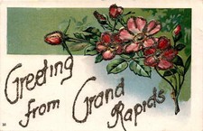 Grand Rapids, Mrs. Stiner, Mrs. Ralph Stimer, Mrs. W B Thompson, Postcard