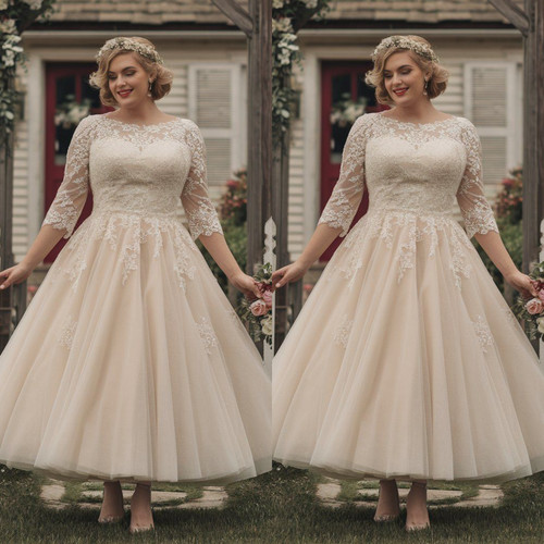 Tea length wedding dresses - tea,