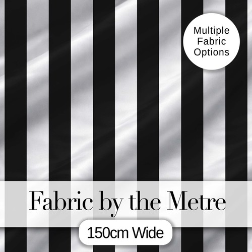 Black and white wavy stripe - white,