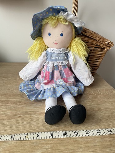 Vintage holly hobbie rag doll - holly,