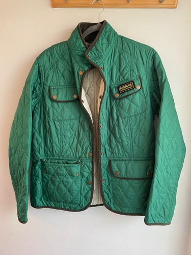 Green quilted barbour jacket - barbour,