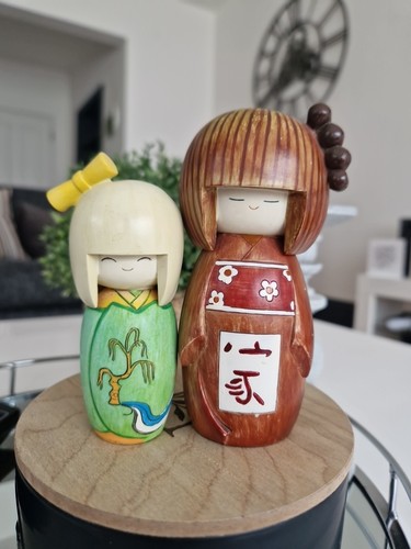 Japanese kokeshi dolls - dolls, kimono