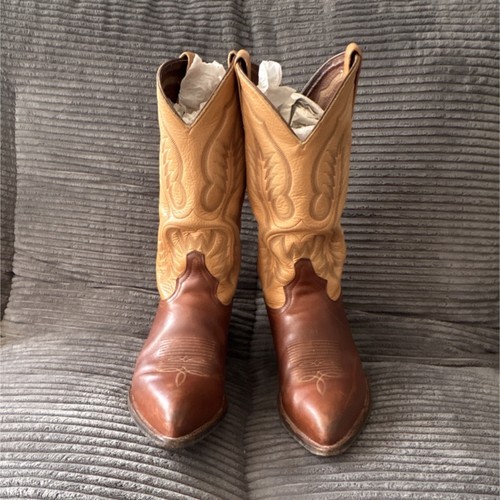Tony lama brown tan leather - tony,