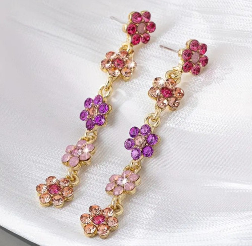 Cute floral dangle drop - cute,