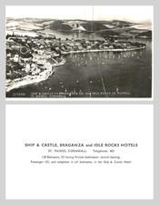 Vintage postcard aerial view - -,
