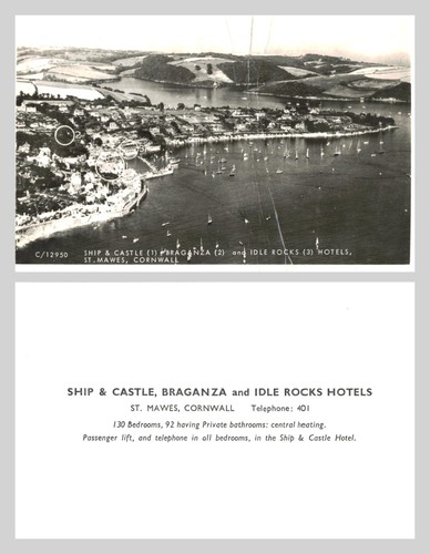 Vintage postcard aerial - postcard,
