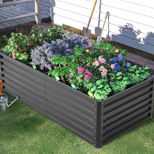 Metal garden raised bed - metal,