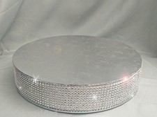 Diamante wedding cake stand 2"