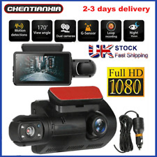 HD 1080P Dual Lens Car Dash Cam Front Rear Internal Camera HD Dashcam Taxi UK