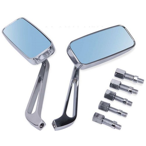 Chrome motorcycle rearview - 2x,