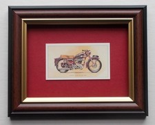 MOTOR CYCLE IMAGE FRAMED -