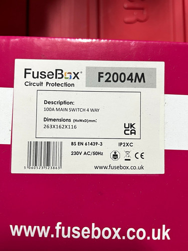 Fusebox f2004m way 100a - way, main