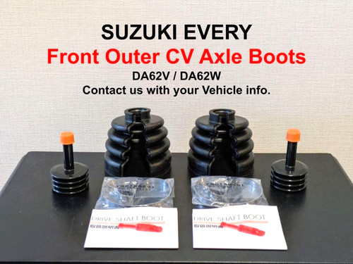 Front outer axle - cv, boots