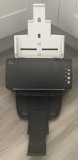 Fujitsu fi-7140 A4 USB document scanner with trays, PSU and USB cable