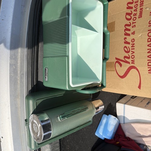 Green stanley lunch box cooler - box,