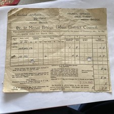 1943 Electricity Invoice Menai