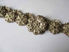 Antique ladies metal belt -