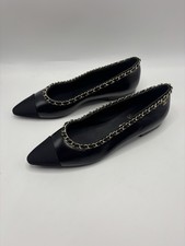 chanel leather ballet flats 6