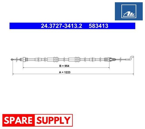 Cable pull parking brake for - parking,