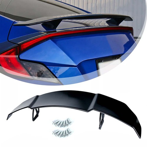 Black car rear boot lid - boot,