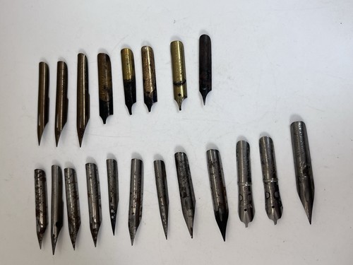 Antique metal pen - pen, nibs