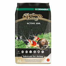 Dennerle Shrimp King Active Soil Substrate Made in Japan Black 1-4mm Grain 4L