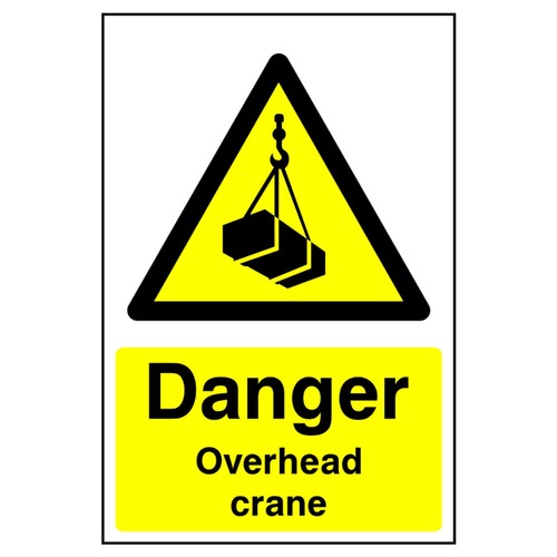 Danger overhead crane - overhead, or