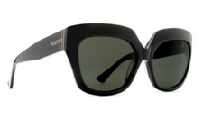 VON ZIPPER POLY SUNGLASSES BLACK GLOSS GREY LENSES BRAND NEW