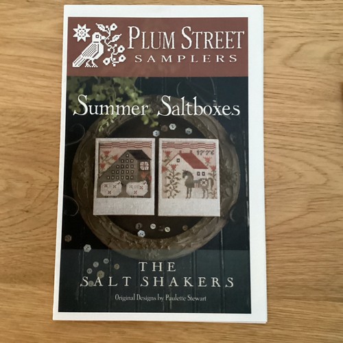Summer saltboxes cross stitch - summer,