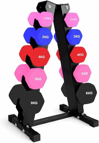 Ravian neoprene hex dumbbell - neoprene, 5