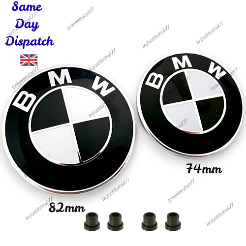 82mm 74mm black white - +,