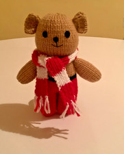 TEDDY MASCOT WITH SCARF –