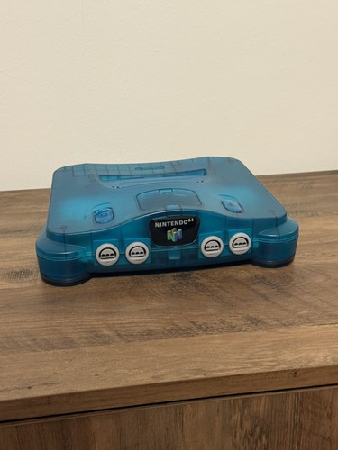 N64 ice blue pal nintendo - ice,