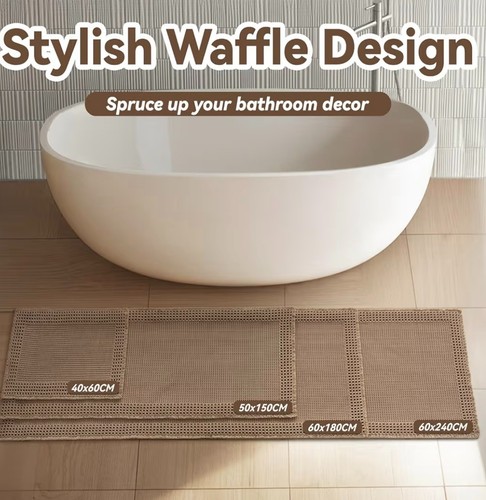 Non slip waffle runner rug - waffle,