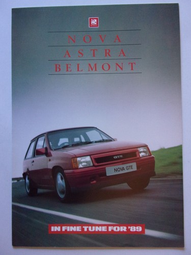 Vauxhall nova astra - &, belmont