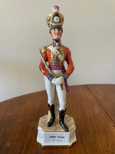 Guards officer 1822 figurine - guards,
