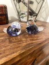 Irish Handmade Glass, pair of