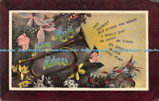 R355138 Many Happy Returns Flowers and Trumpet A and G Taylor Orthochrome Series